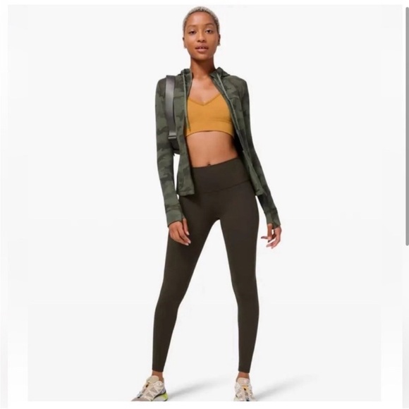 EUC Lululemon Hooded Define Jacket Heritage 365 Camo Green Twill Multi - Picture 2 of 4